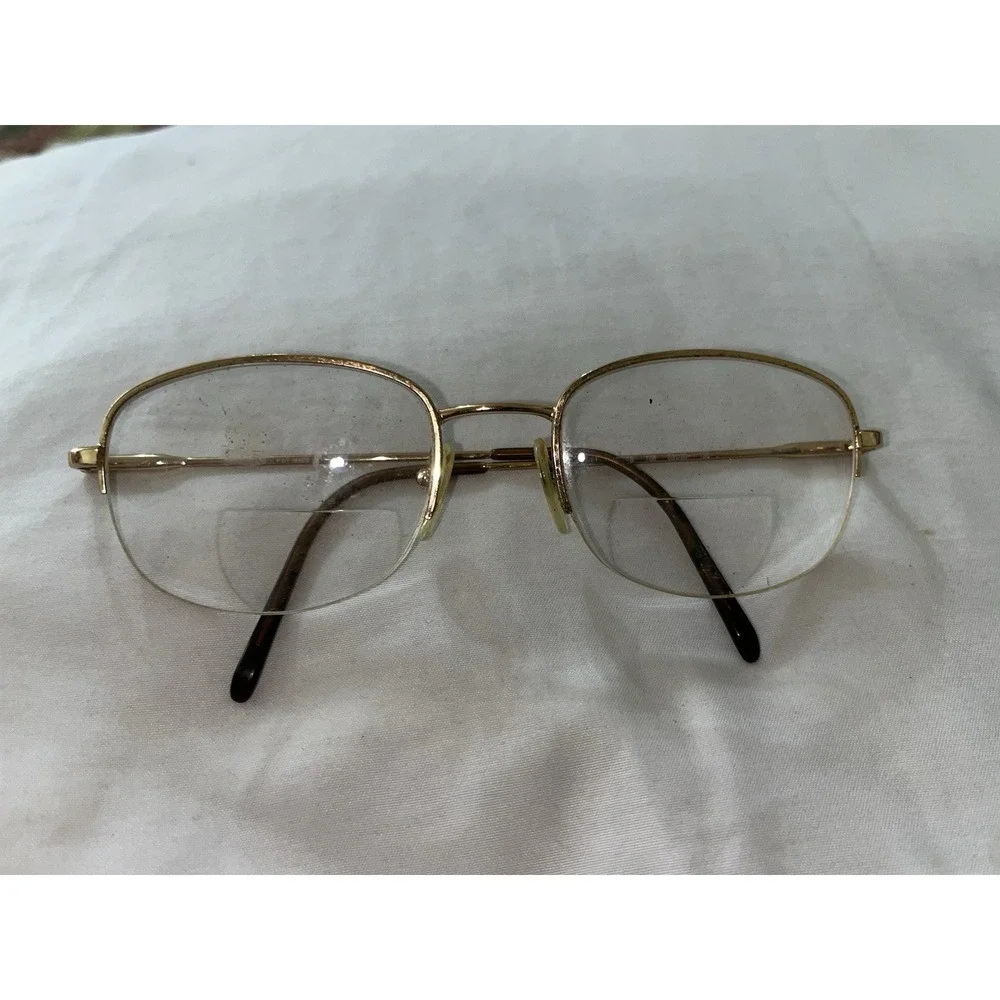 Steroflex Gold Half Rim 2078 108 Eyeglass Frames 53-20-135